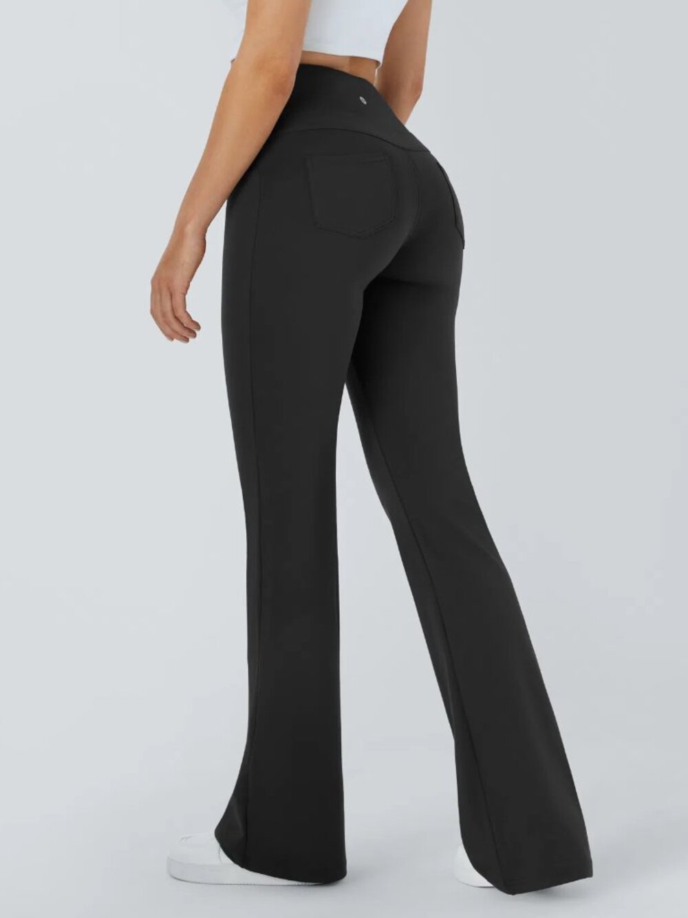HALARA High Waisted Drawstring Plain Flare Yoga Pants with Pockets (M) - NWT